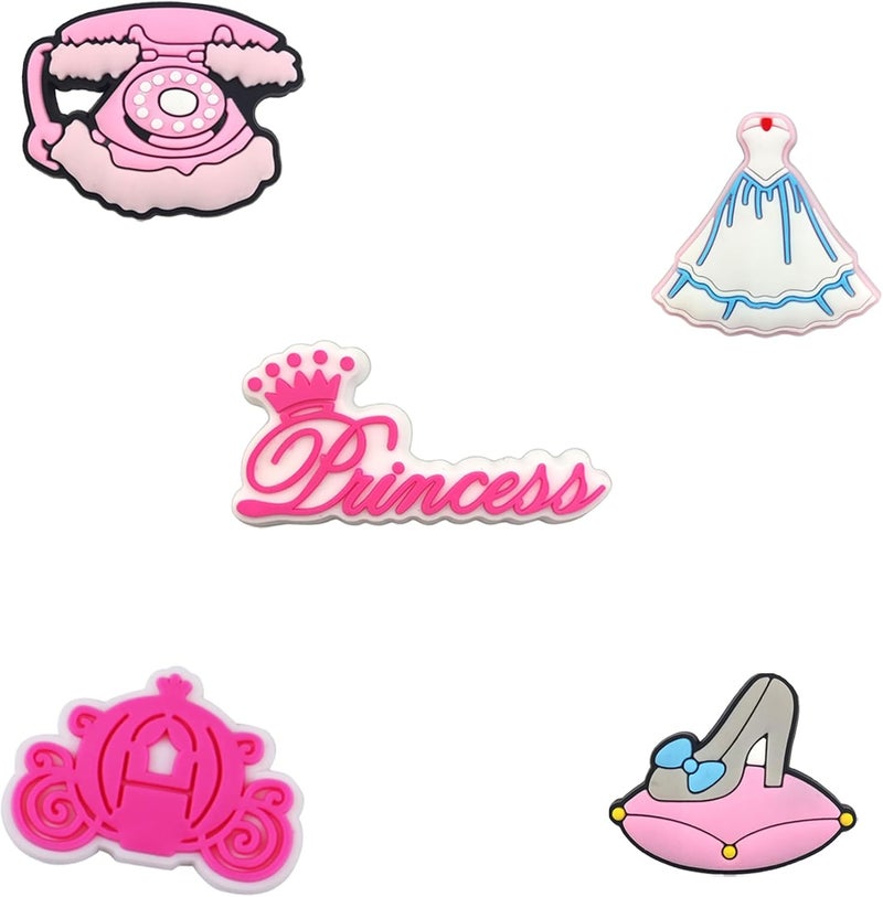 BULKITEM 25 Pcs Gamer, Summer, Nurse, Pink, Hunting, Black,USA american flag crocs,Shoe Charms, Cute Shoe Accessories Gifts Charms for Teens Kids Adults - Image 2